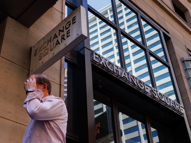 SYDNEY, AUSTRALIA - NewsWire Photos, October 29 2024. GENERIC. Stocks. Finance. Economy. People walk past the Australian Stock Exchange, ASX, on Bridge Street. Picture: NewsWire / Max Mason-Hubers