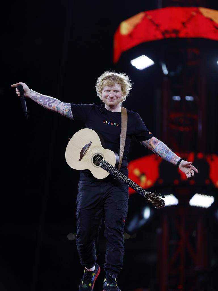 Ed Sheeran Sydney, Melbourne, Brisbane Pictures NT News