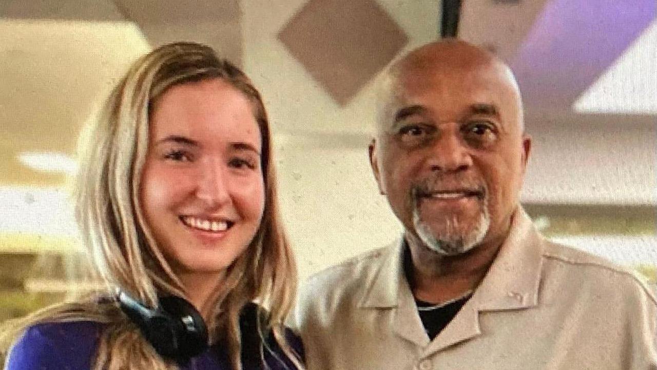 Australian 3x3 basketballer Anneli Maley, relative of Australian Olympic legend Peter Norman, with Black Power salute icon Tommie Smith.