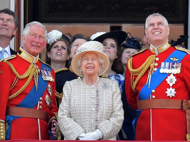 Prince Andrew was always the Queen’s favourite son. Picture: AFP