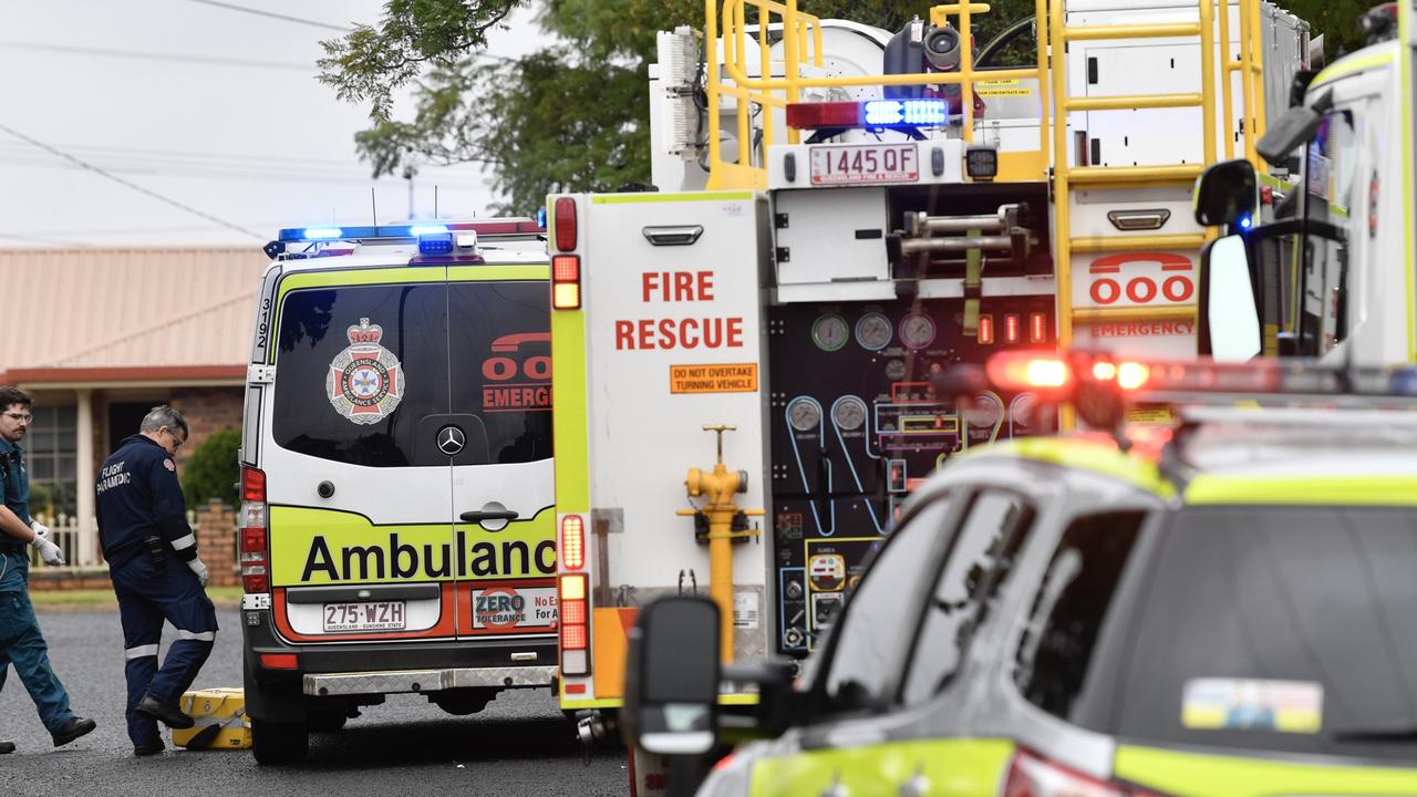 Two-storey home collapses in horror fire