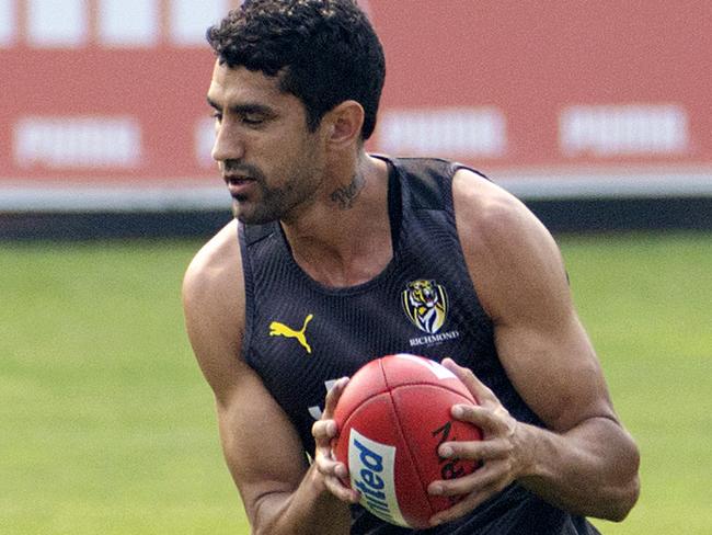 AFL premiers Richmond return to training after New Year break. Marlion PICKETT during training session. Picture: Sarah Matray