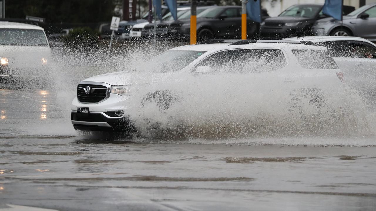 The SES are asking people not to drive through rising floodwaters. Picture: David Swift