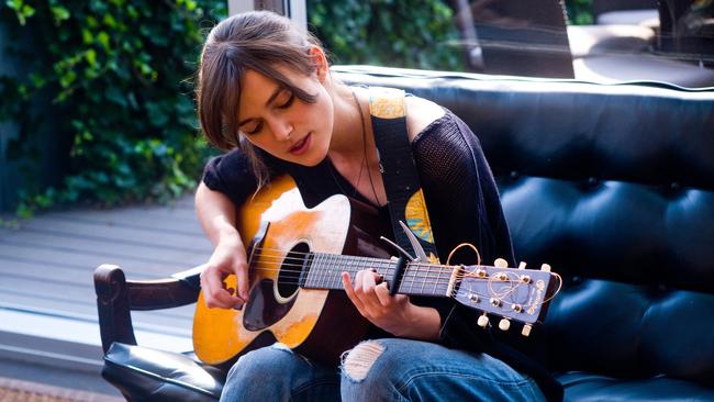 Keira Knightley in music romance Begin Again.