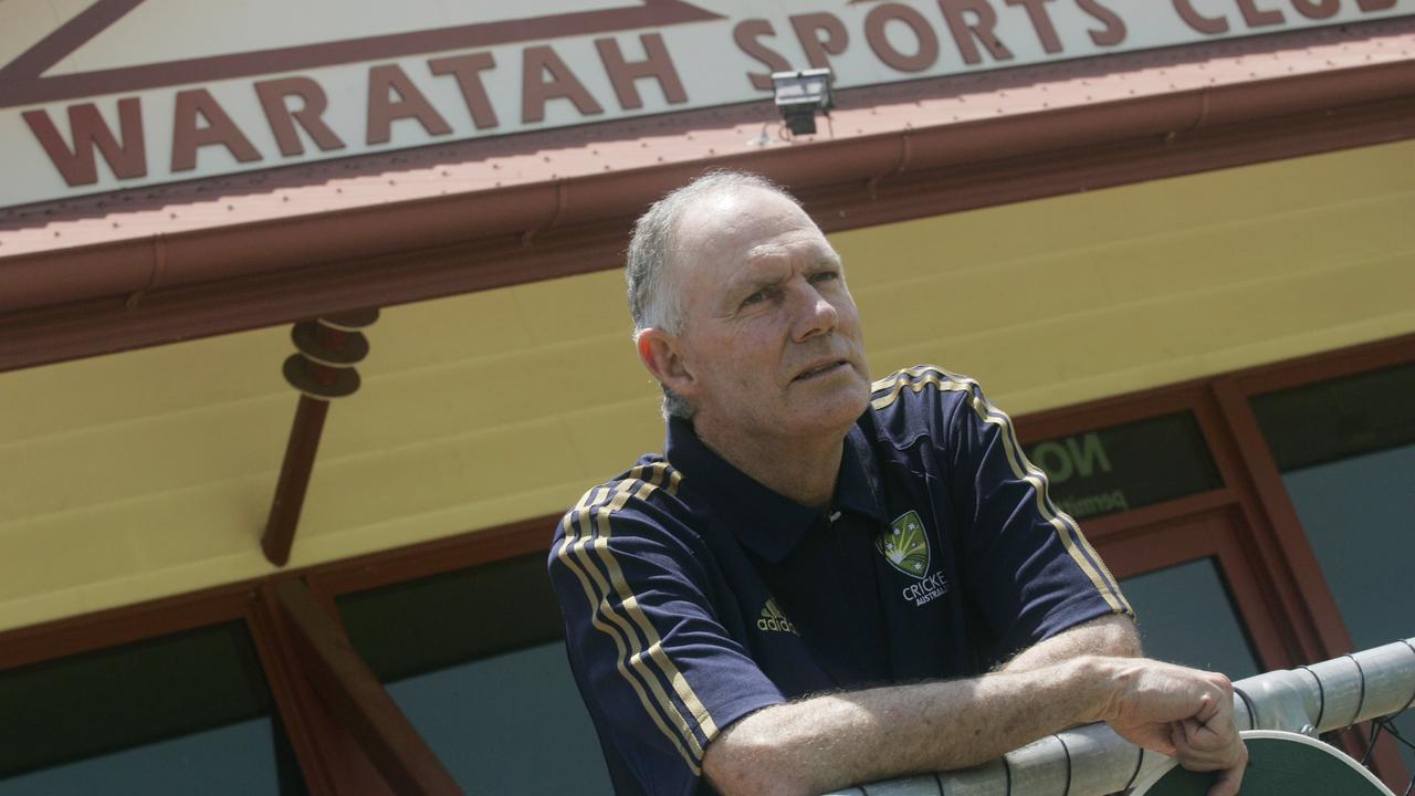 Greg Chappell at Gardens Oval in October, 2009  watching an under-19 international between Australia and Sri Lanka. Picture: Regi Varghese.