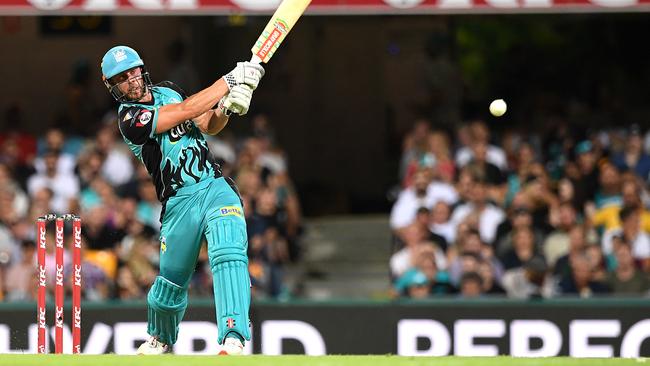 Chris Lynn is a destructive force at the top of the order for Brisbane Heat.