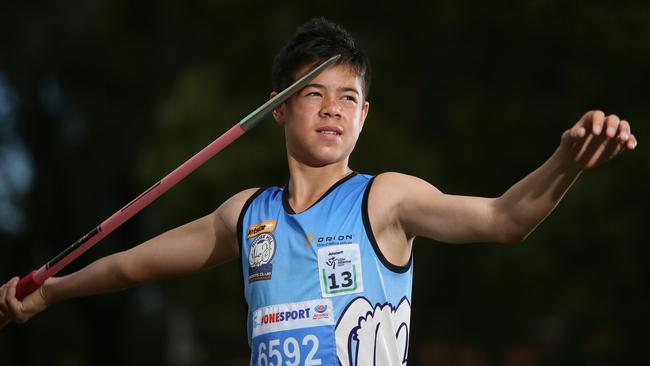 Blake Archer at Alfred Henry Whaling Reserve in Baulkham Hills. Pictures: Justin Sanson