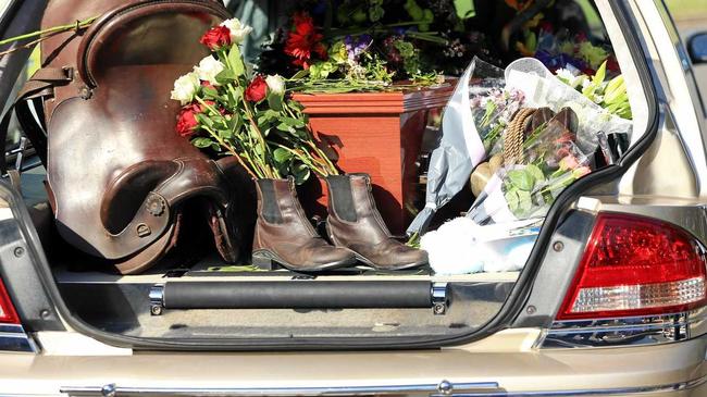 June Wallis was laid to rest at the Hervey Bay Baptist Church surrounded by hundreds of family and friends.Photo: Brendan Bufi / Fraser Coast Chronicle. Picture: Brendan Bufi