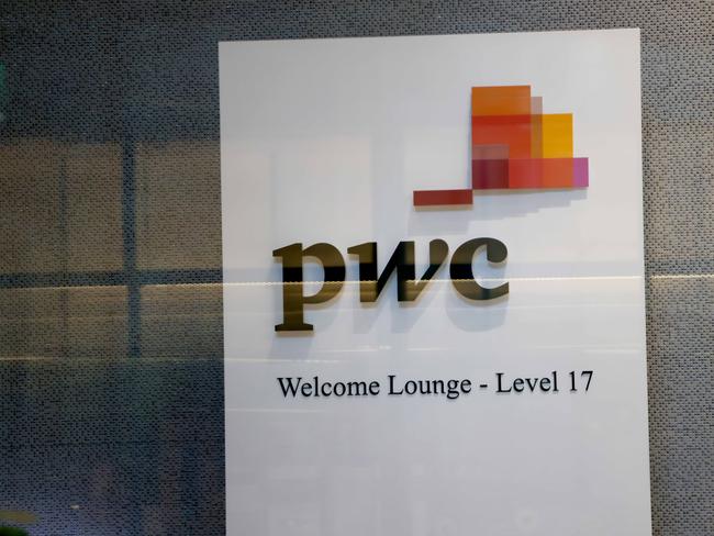 SYDNEY, AUSTRALIA - NewsWire Photos JUNE 20, 2023: PWC, Price Water House Coopers signage on a building in  BarangarooPicture: NCA NewsWire / Damian Shaw