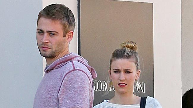 Paul Walker's brother Cody and his girlfriend just after the actor’s death.