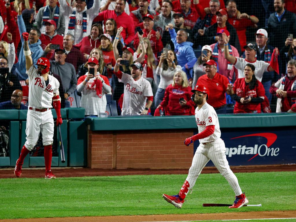 Bryce Harper Sets Off a Bruising Phillies Win Over Houston in Game 3 - WSJ