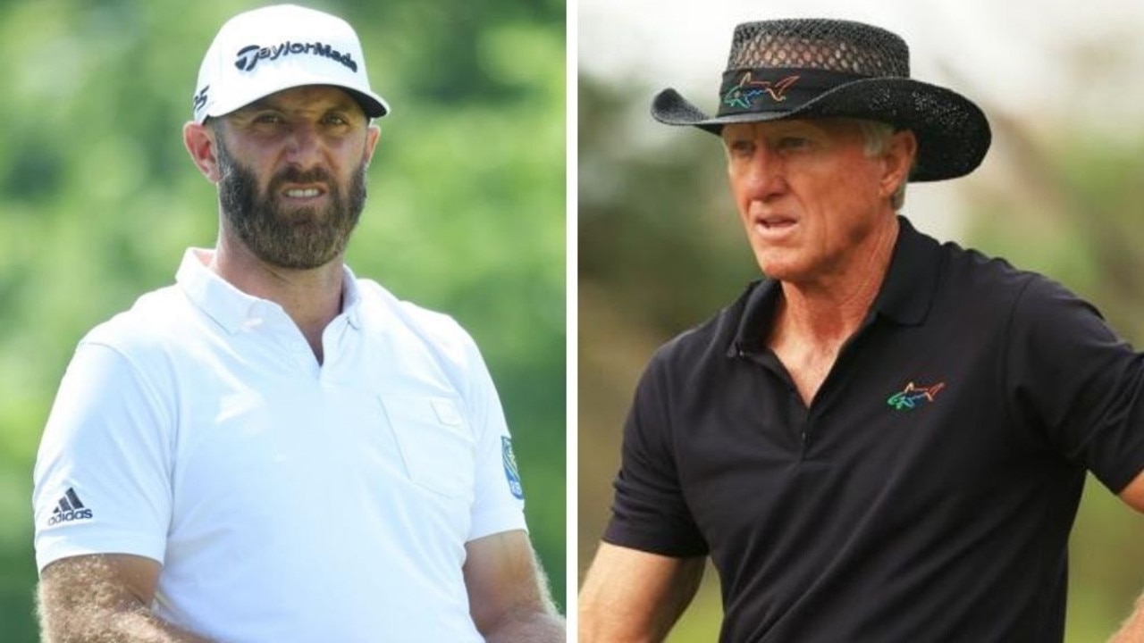 Dustin Johnson has joined Greg Norman's stable.