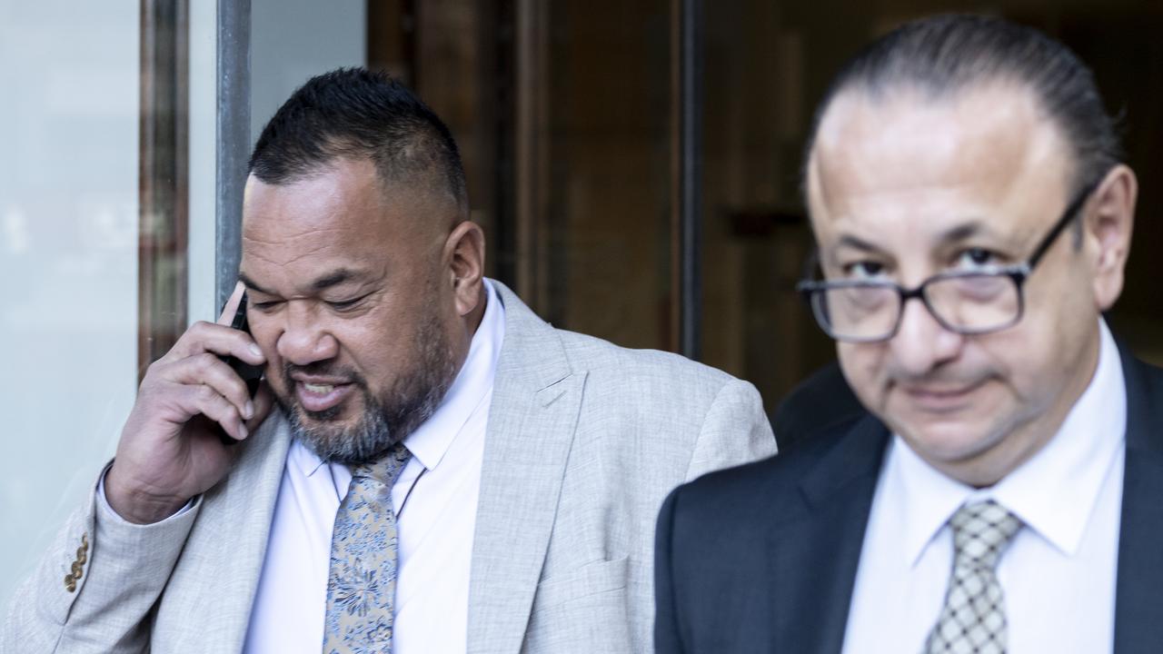 Talatau Amone (left) also pleaded not guilty. Picture: NCA NewsWire/Monique Harmer