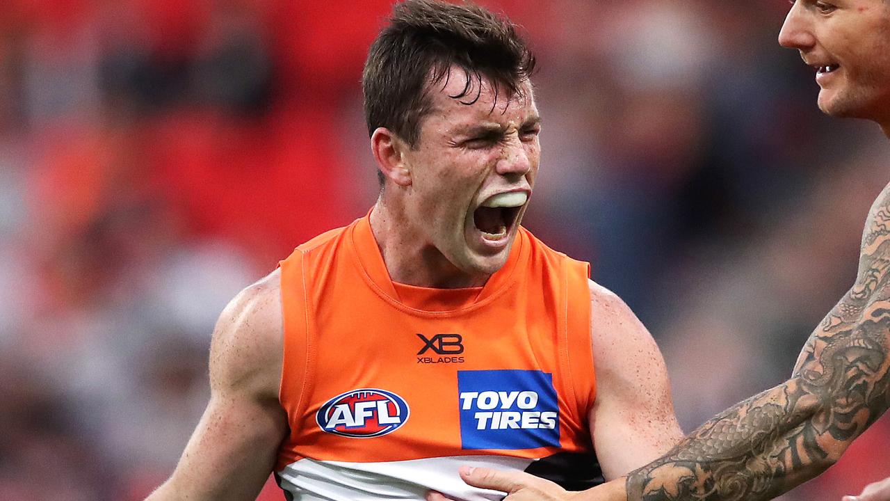 AFL Rising Star nominees 2019 GWS Giants Brent Daniels receives Round