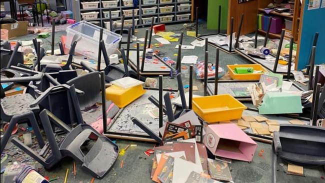 Eden Public School was forced to close for the day for investigation and clean up after malicious damage to a number of classrooms.