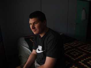 Justin Duncan's plan expired on March 23, leaving the 25-year-old with no NDIS funding, and forcing a growing list of expenses onto his father. Picture: Marc Stapelberg