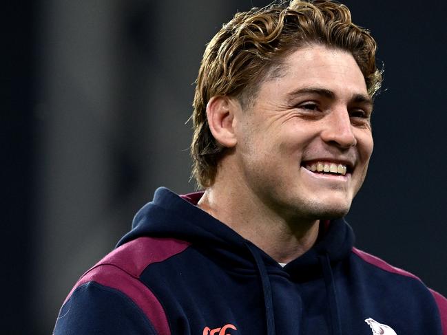 DUNEDIN, NEW ZEALAND - MAY 26: James O'Connor of the Reds  looks on ahead of the round 14 Super Rugby Pacific match between Highlanders and Queensland Reds at Forsyth Barr Stadium, on May 26, 2023, in Dunedin, New Zealand. (Photo by Joe Allison/Getty Images)