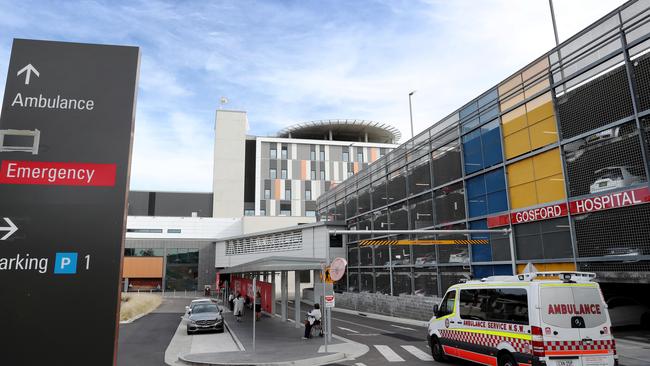 The child was taken to Gosford Hospital while the woman was charged with allegedly driving at the man and the baby. (File image: AAP Image/Sue Graham)