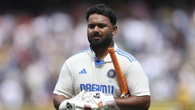 Pant threw his wicket away, sparking India’s collapse. (Photo by Martin KEEP / AFP)