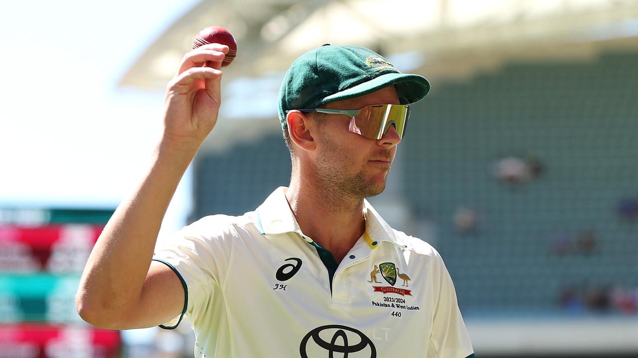 Josh Hazlewood has run riot this summer on the juicy Australian pitches. Picture: Getty