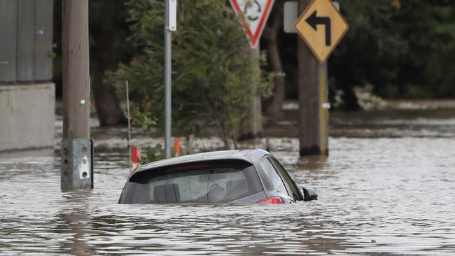 Newsom St in Maribyrnong, Melbourne last Friday. Picture: NCA NewsWire / David Crosling