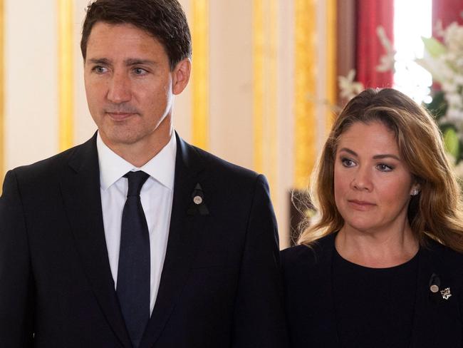 The Trudeaus split after 18 years of marriage. Picture: AFP