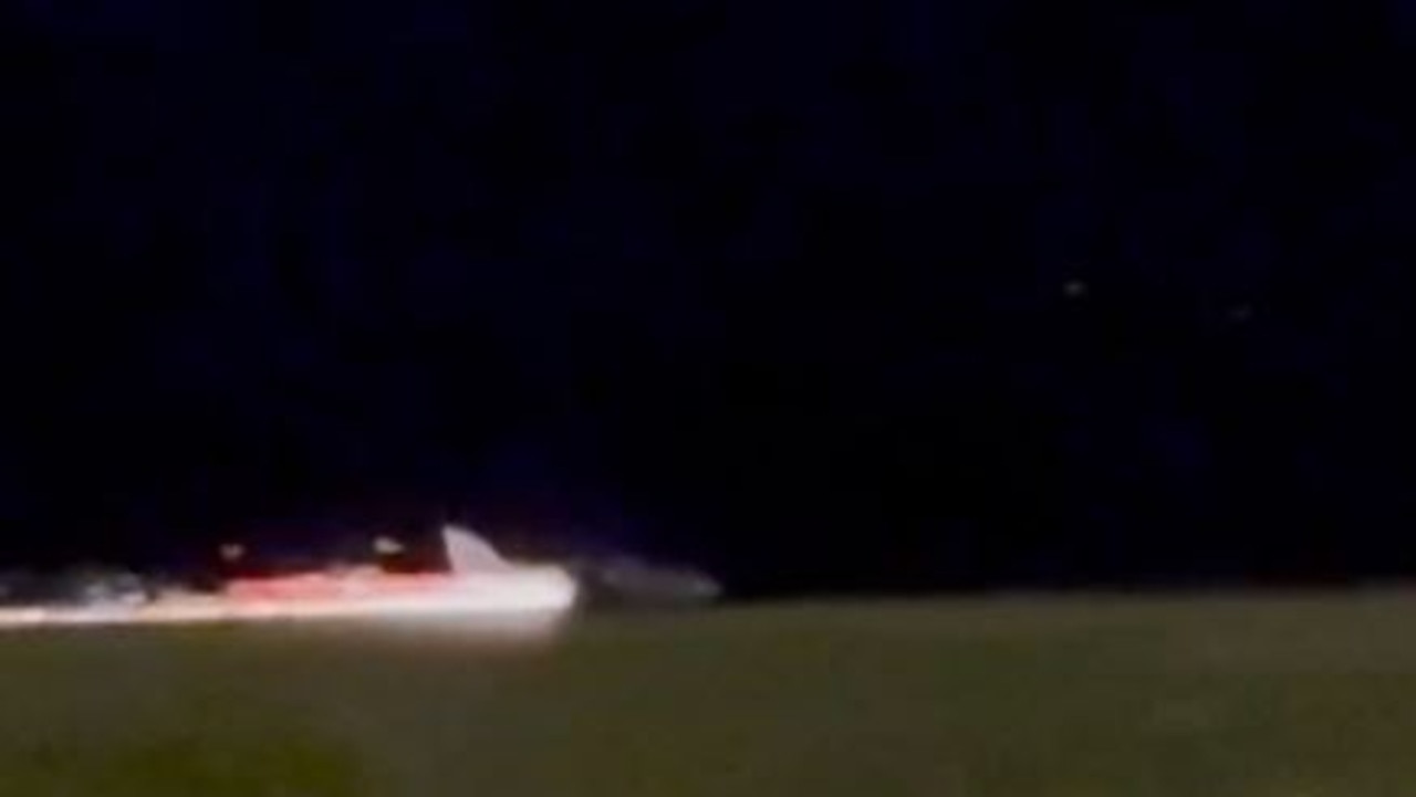 A plane has made an emergency landing at Gold Coast Airport after its landing gear failed. Video: 9 News