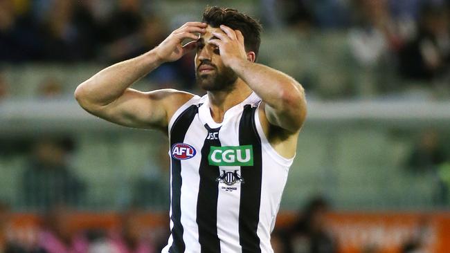 Alex Fasolo has kicked just one goal from six set shot opportunities in the opening two rounds. Picture: George Salpigtidis