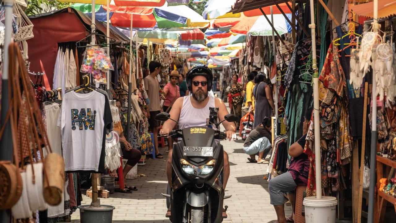 Tourists won’t be able to ride motorbikes. Picture: Agung Parameswara/Getty Images