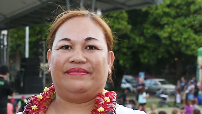 Kainga Tonga ‘o Cairns, president Soana Thomsen said the small but tightly-knit community has rallied to provide support as they wait for news from 4,000km away on the tiny Pacific nation. Picture: Brendan Radke