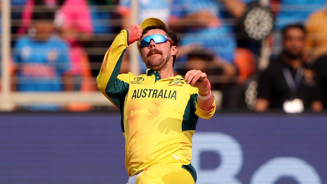 Travis Head took a screamer to dismiss Sharma. (Photo by Robert Cianflone/Getty Images)