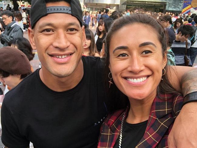 SUNDAY TELEGRAPH SPECIAL. Israel Folau and his wife Maria see in social media posts https://www.instagram.com/mariatutaia/?hl=enhttps://www.instagram.com/izzyfolau/?hl=en