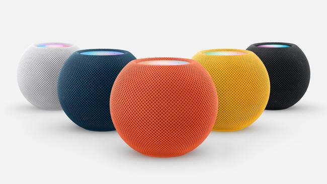 Apple launched its HomePod Mini smart speaker in new colours, including orange.