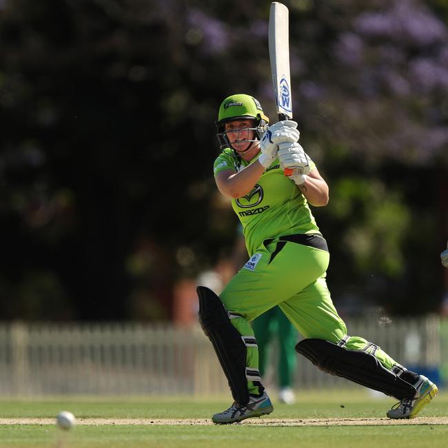 Rachel Priest in action for the Sydney Thunder. Picture: Brett Costello