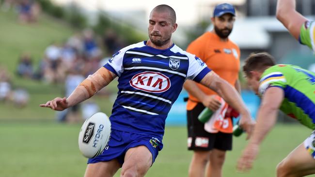 Kieran Foran in action for the Bulldogs.