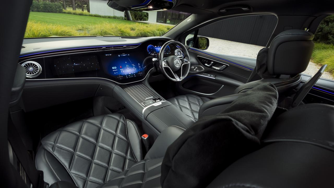 Interior of Mercedes-Benz Maybach EQS 680. Picture: Supplied