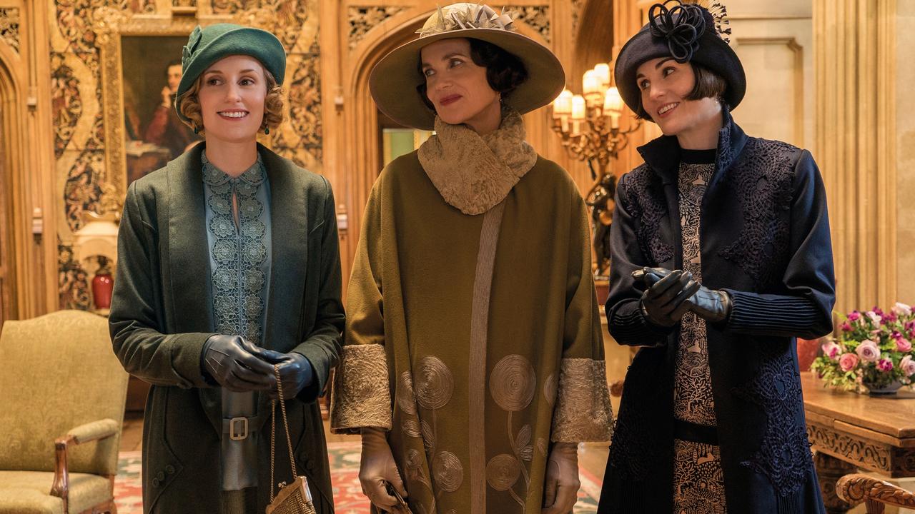 Joanne Froggatt, Elizabeth McGovern and Michelle Dockery in a scene from Downton Abbey the movie. Picture: Focus Features.