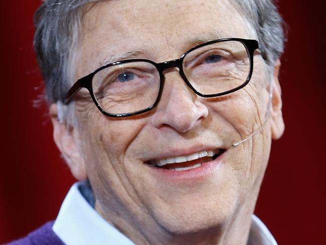 NEW YORK, NY - FEBRUARY 13:  Bill Gates speaks during the Lin-Manuel Miranda In conversation with Bill & Melinda Gates panel at Hunter College on February 13, 2018 in New York City.  (Photo by John Lamparski/Getty Images)