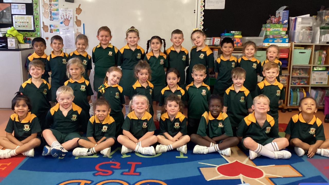 My First Year 2022: Sacred Heart School Prep Green (Abby, Agna, Alayna, Alex, Arlo, Athea, Bronte, Chris, Claire, Finley, Gracie, Harry, Haydee, Ivy, Jarren,Katerina, Kiama, Liam, Lucas, Lyla, Maria, Marley, Nyandeng, Pearl, Ryker, Summer, Vincent.) Picture: Supplied