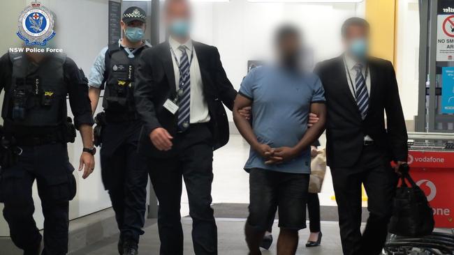 A 36-year-old man was arrested at Sydney Airport for alleged role in $7.5 million drug syndicate. Picture: NSW Police