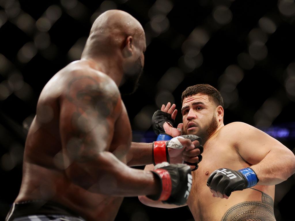 Derrick Lewis fought Aussie favourite Tai Tuivasa in February last year.