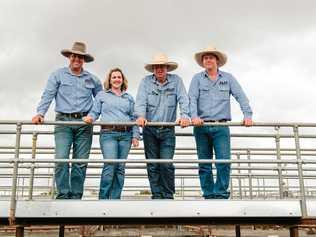 TEAM GLM: Brendan Gilliland, Hannah Gilliland, Richard Bumstead and Lachlan Gay. Picture: Ange Stirling Photography