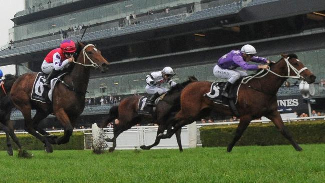 Catwalk scored an impressive win in the opener at Royal Randwick. Picture: AAP