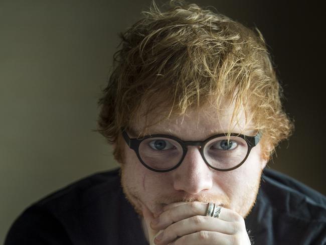 Ed Sheeran is steering clear of social media unless he is pushing his tunes. Picture: Eugene Hyland