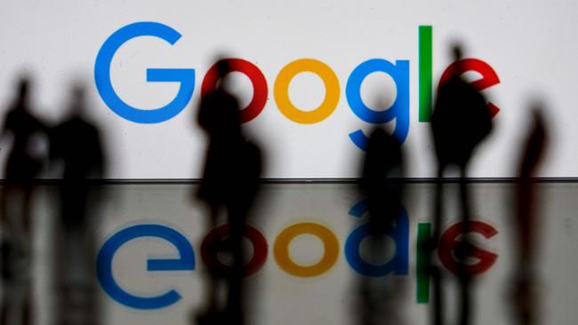 Google claims in new ads that it ‘already pays Australian news companies’. Picture: AFP