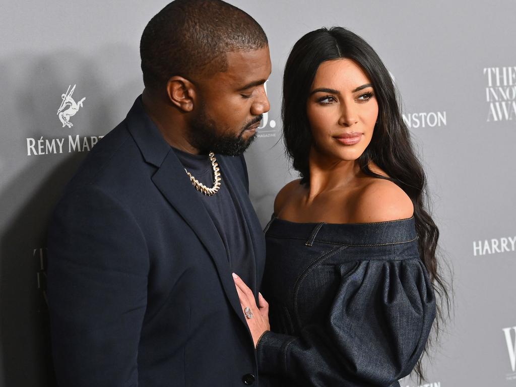Kim and Kanye West share four children and have been married for six years before their split. Picture: Angela Weiss/AFP