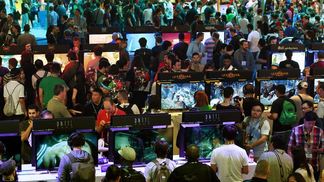 All the world’s a game ... Australians spent more than $2 billion on video games and equipment last year. Picture: AFP / MARK RALSTON