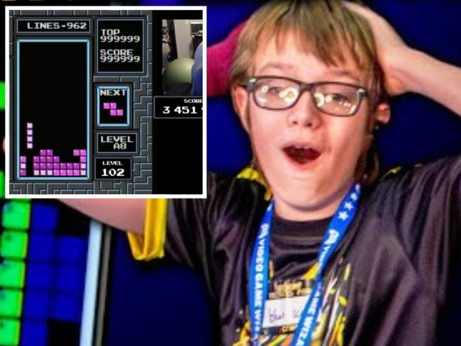 A 13-year-old gamer is the first person to complete the classic video game Tetris, triggering what is known as the “true kill screen.”