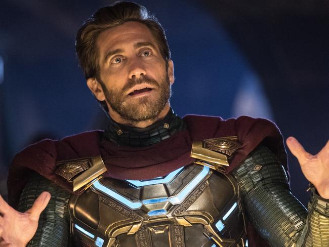 Jake Gyllenhaal is Mysterio in Columbia Pictures' SPIDER-MAN: ™ FAR FROM HOME.