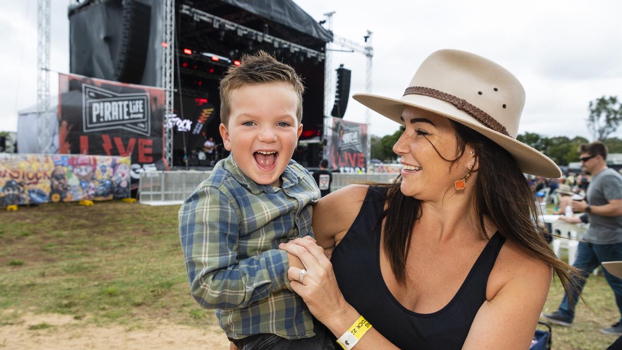 Chase and Sam Waller at Meatstock at Toowoomba Showgrounds, Saturday, April 9, 2022. Picture: Kevin Farmer